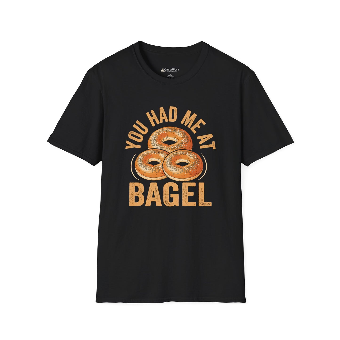 You Had Me at Bagel T-Shirt — Cute Breakfast Graphic Tee for Bagel Lovers