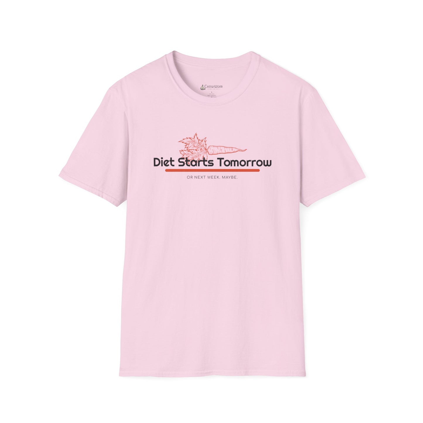 Diet Starts Tomorrow T-Shirt — Funny Retro Motivational Tee