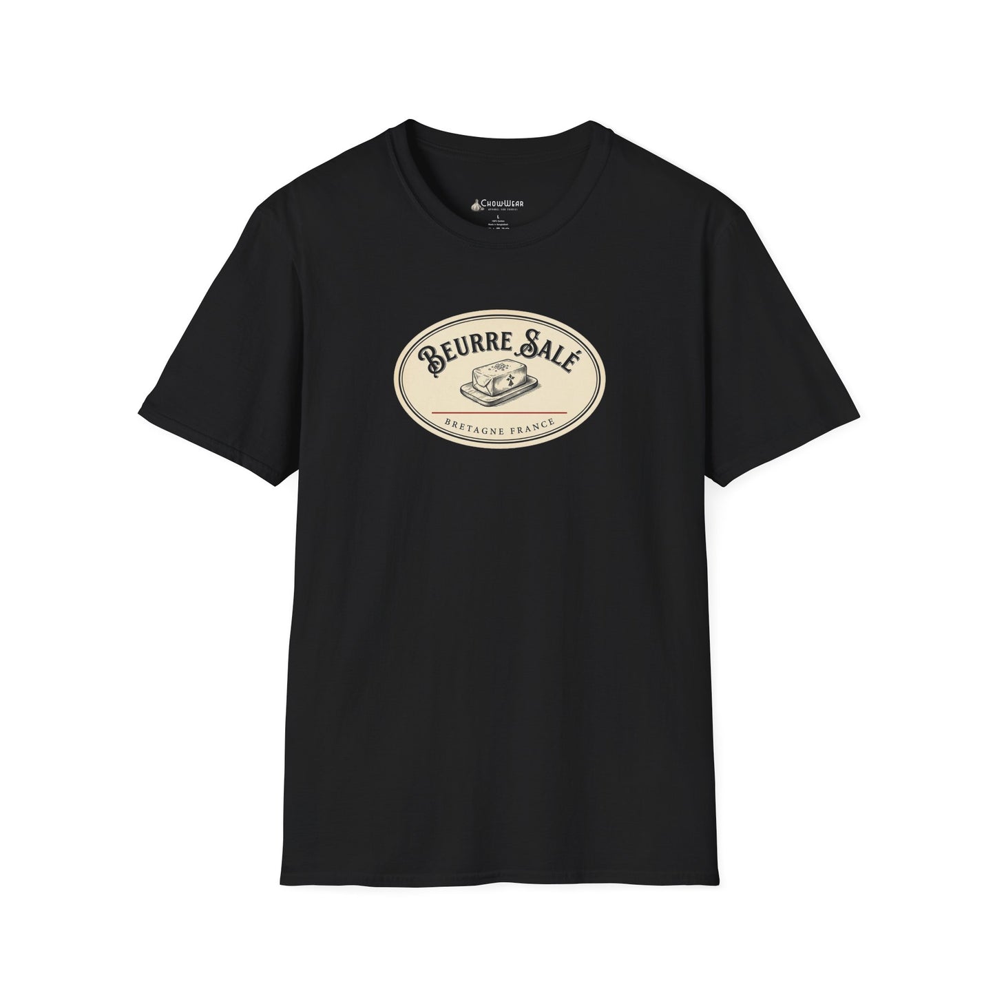 Beurre Salé Vintage Butter Patch T-Shirt — French Bakery Aesthetic