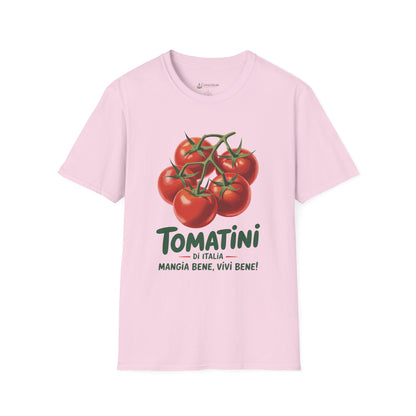 Tomatini Vintage Tomato Italian T-Shirt — Mangia Bene, Vivi Bene Italy