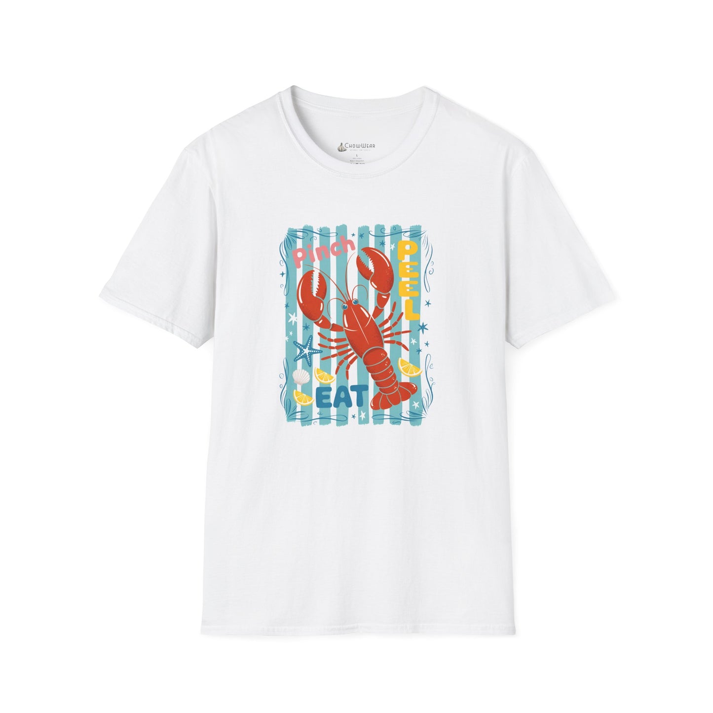 Lobster Eat Beach T-Shirt — Coastal Seafood Summer Tee