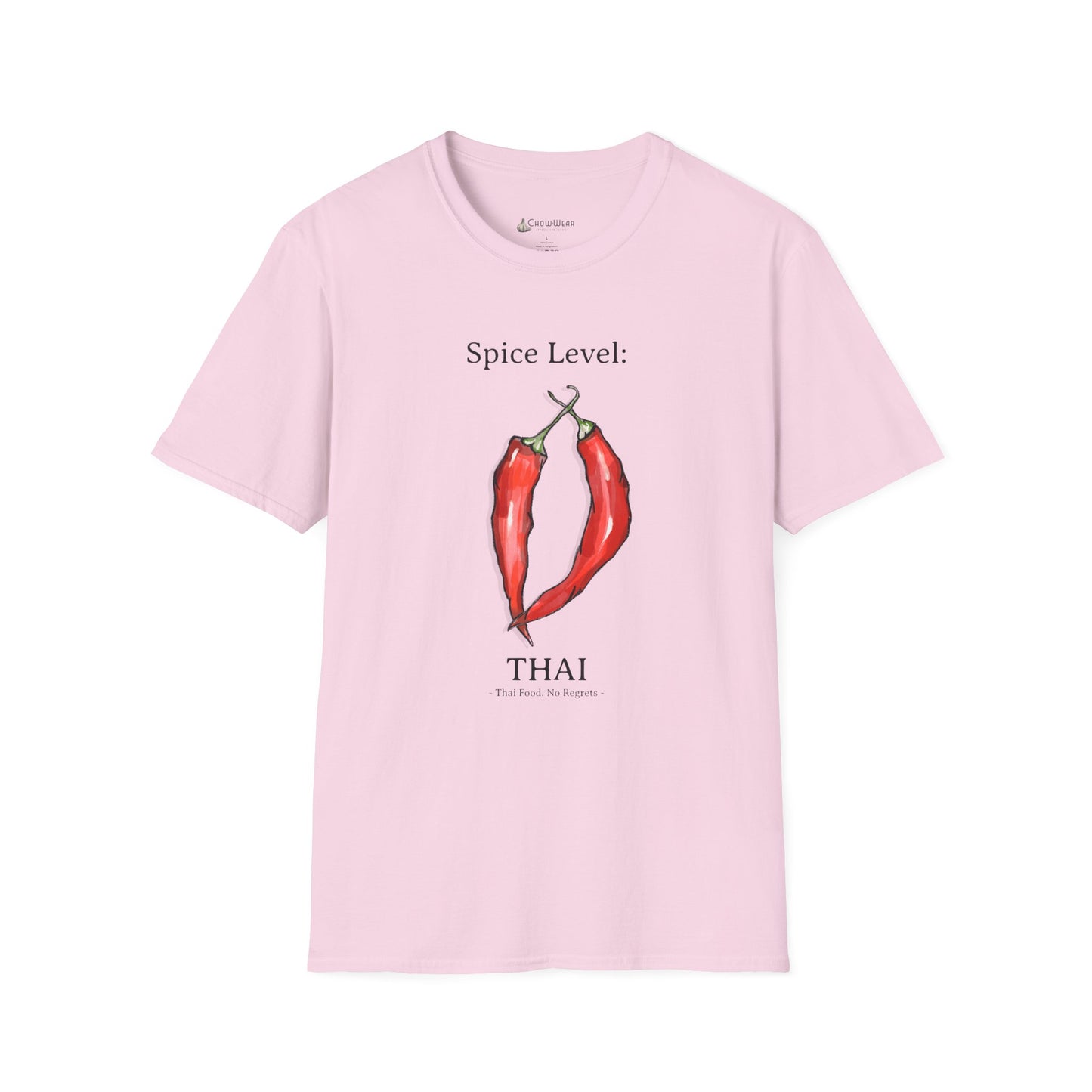 Thai Spice Chili T-Shirt – "Spice Level: Thai" Graphic Tee