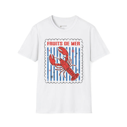 Lobster 'Fruits de Mer' French Seafood Graphic T-Shirt