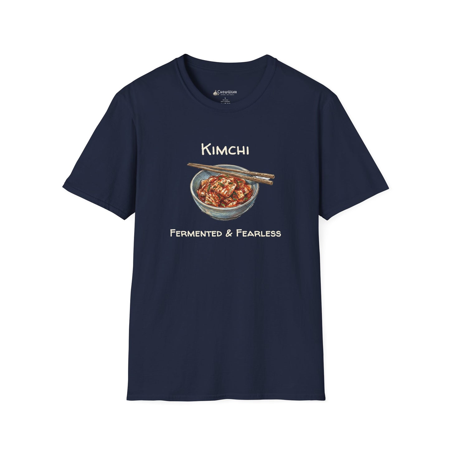 Kimchi T-Shirt — Fermented & Fearless Korean Food Graphic Tee