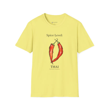 Thai Spice Chili T-Shirt – "Spice Level: Thai" Graphic Tee