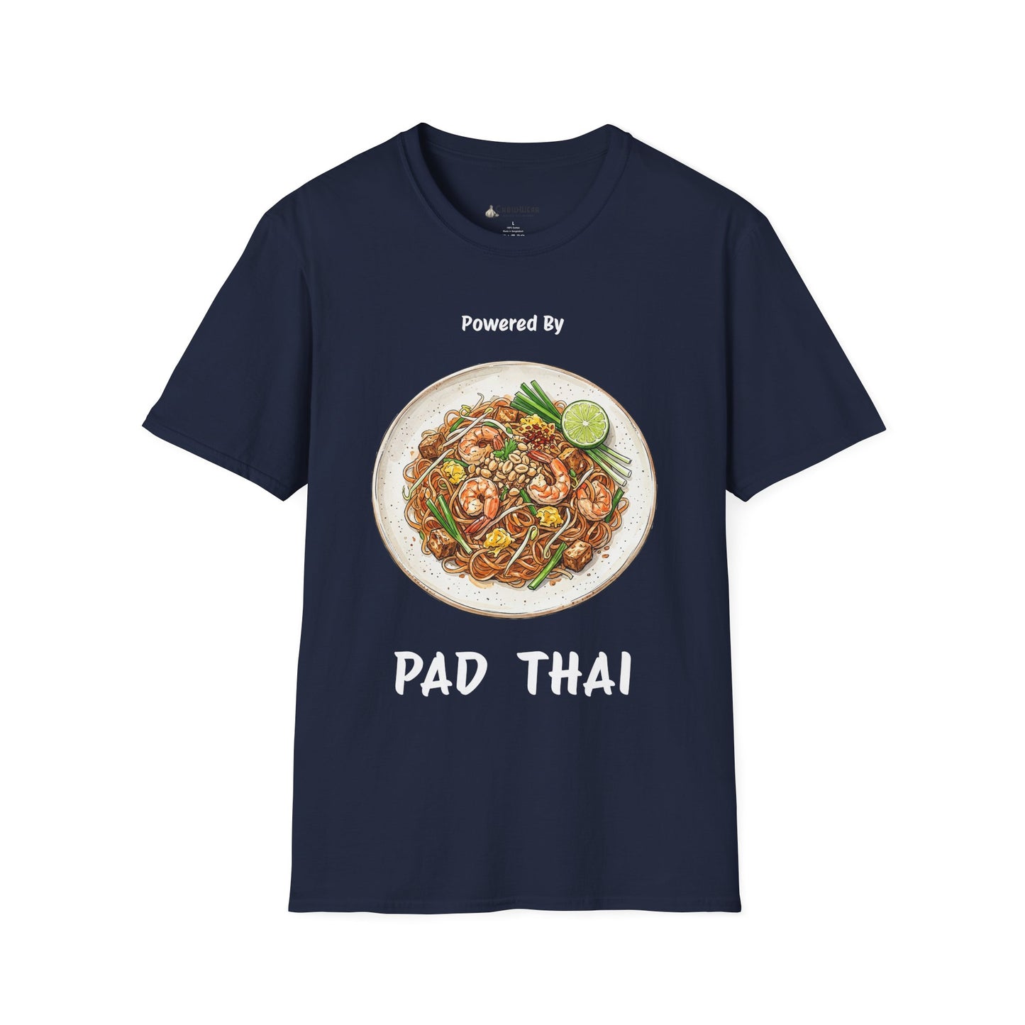 Pad Thai T-Shirt — "Powered By Pad Thai" Graphic Tee