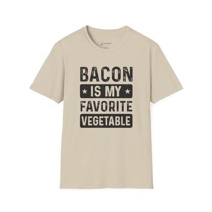 Bacon Is My Favorite Vegetable T-Shirt — Funny Foodie Meat Lover Tee
