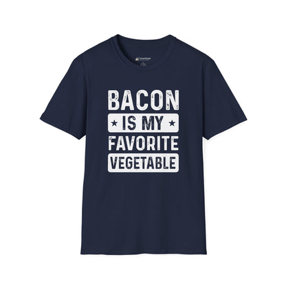Bacon Is My Favorite Vegetable T-Shirt — Funny Foodie Meat Lover Tee