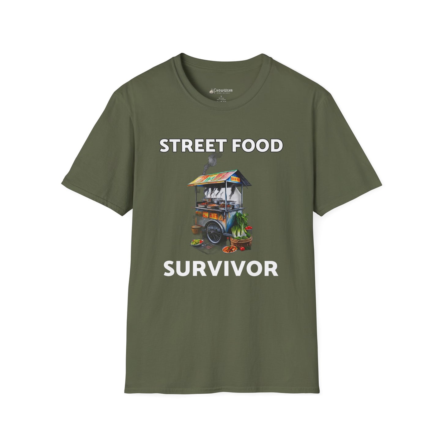 Street Food Survivor T-Shirt — Funny Food Cart Lover Tee