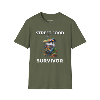 Street Food Survivor T-Shirt — Funny Food Cart Lover Tee
