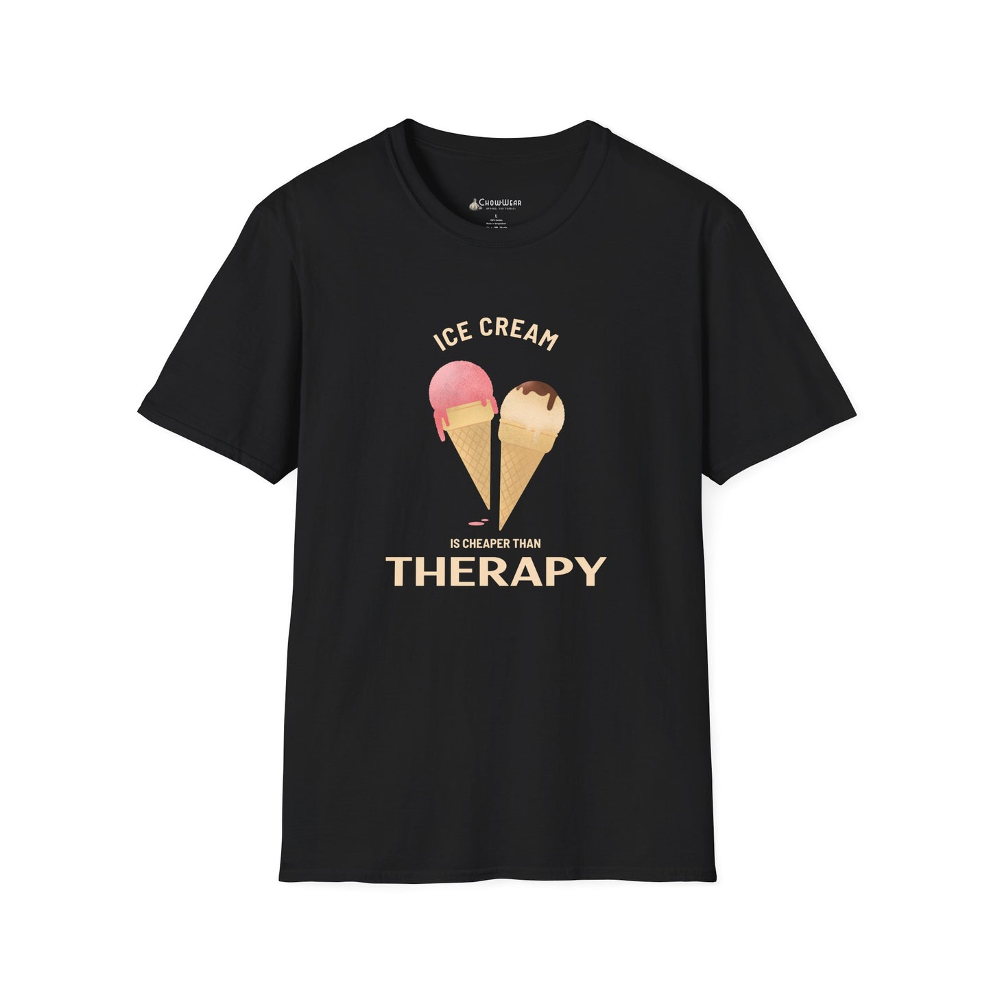 Ice Cream Is Cheaper Than Therapy T-Shirt