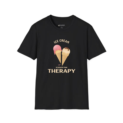 Ice Cream Is Cheaper Than Therapy T-Shirt