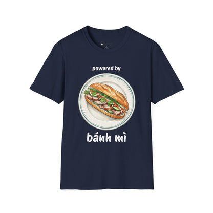 Bánh Mì T-Shirt — "Powered by Bánh Mì" Vietnamese Sandwich Tee