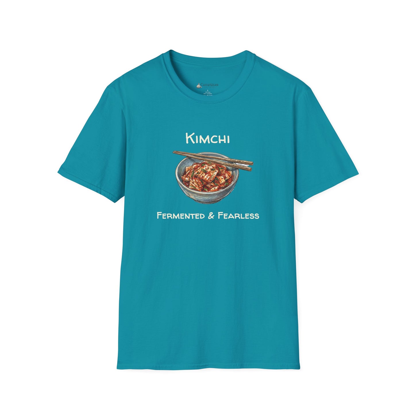 Kimchi T-Shirt — Fermented & Fearless Korean Food Graphic Tee