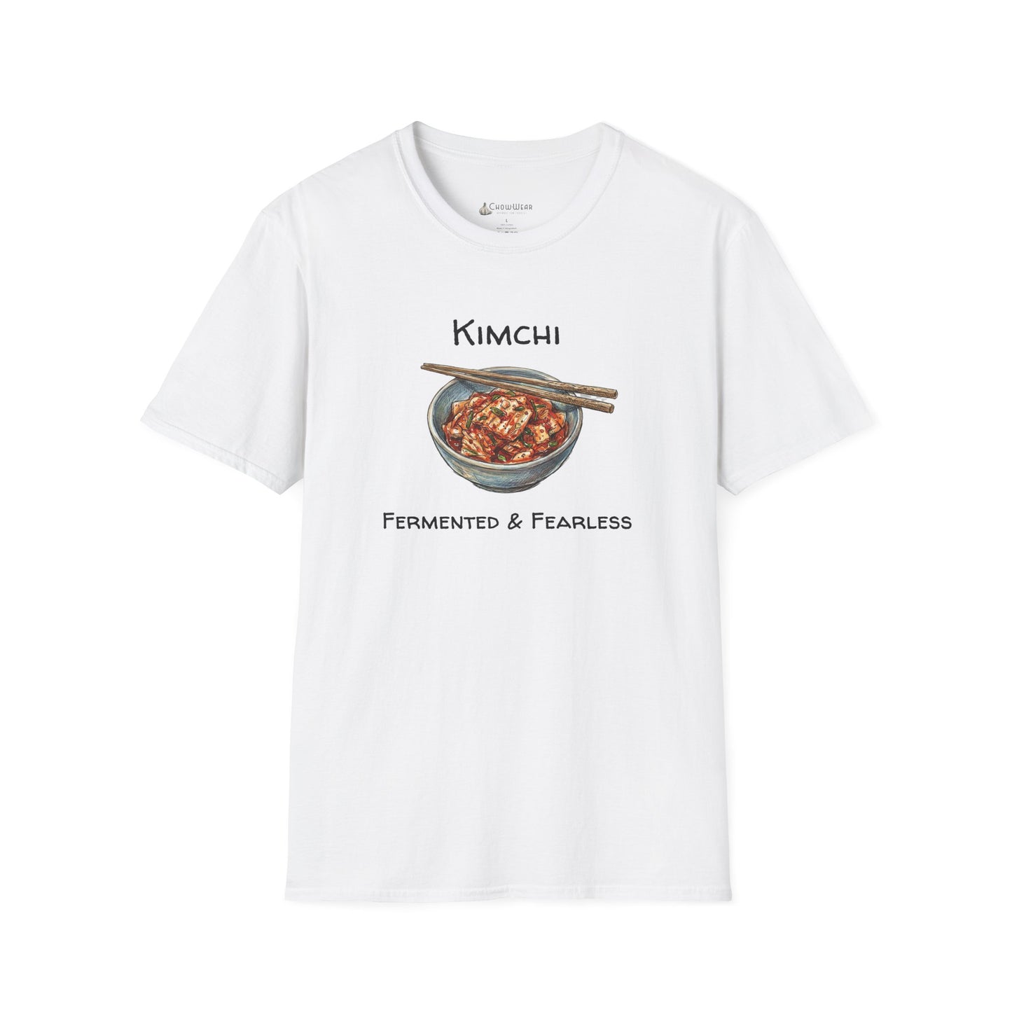 Kimchi T-Shirt — Fermented & Fearless Korean Food Graphic Tee