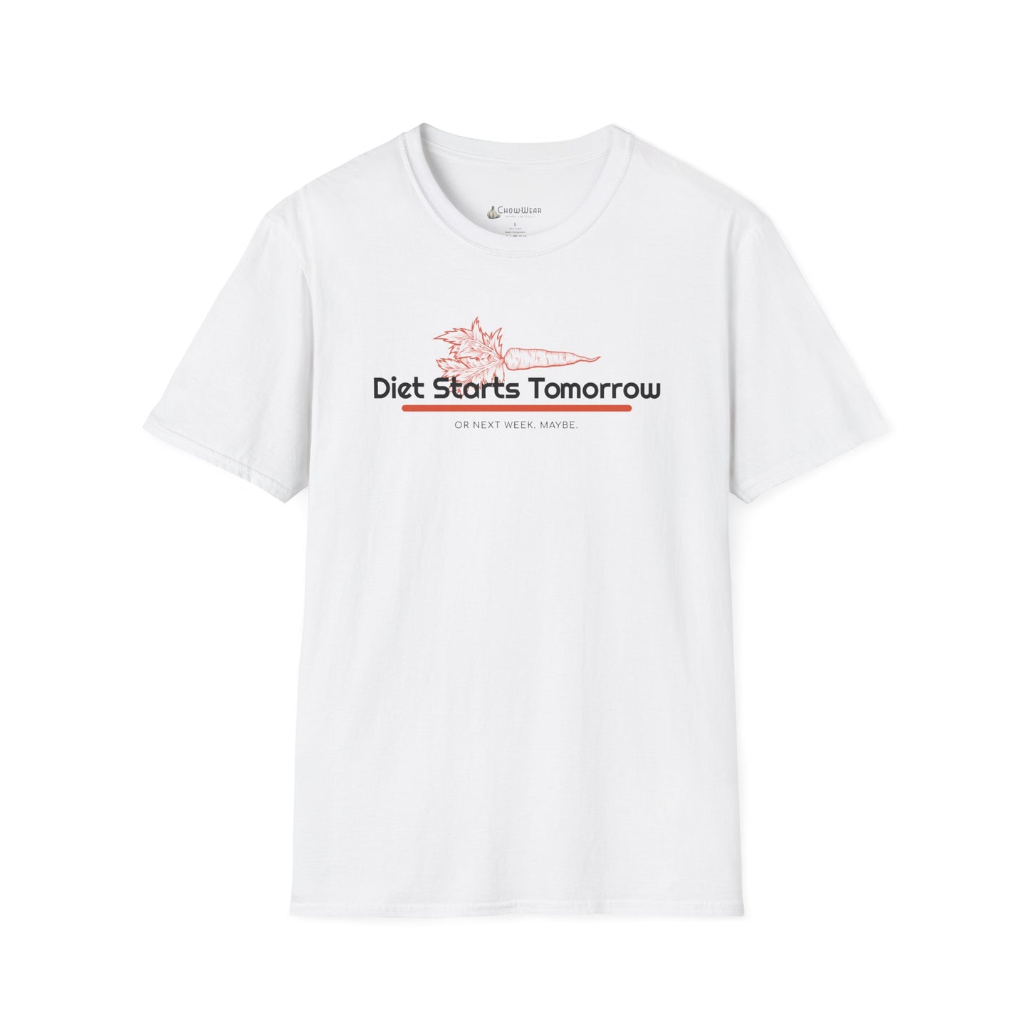 Diet Starts Tomorrow T-Shirt — Funny Retro Motivational Tee