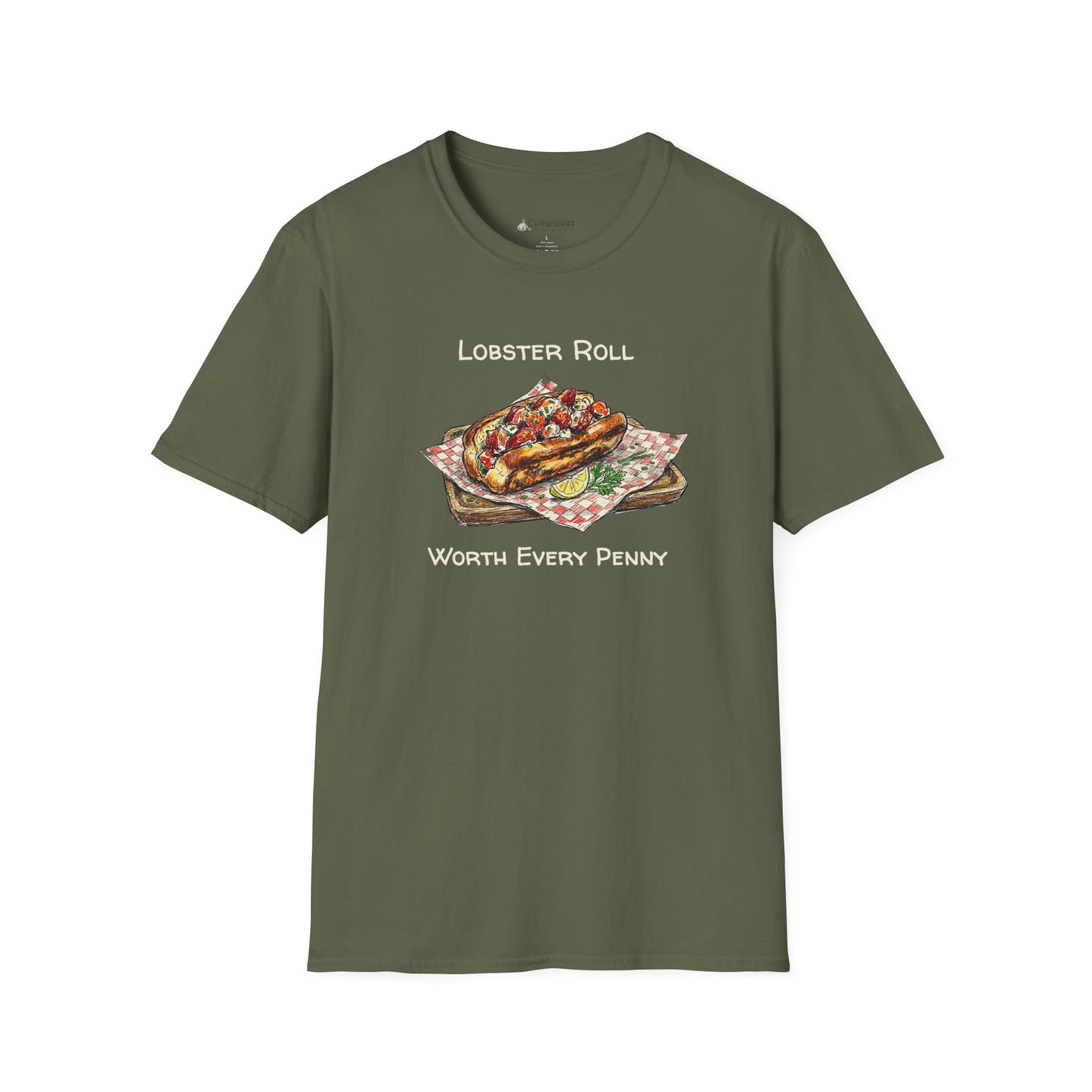 Lobster Roll Worth Every Penny T-Shirt — Seafood Lover Graphic Tee