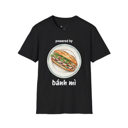 Bánh Mì T-Shirt — "Powered by Bánh Mì" Vietnamese Sandwich Tee