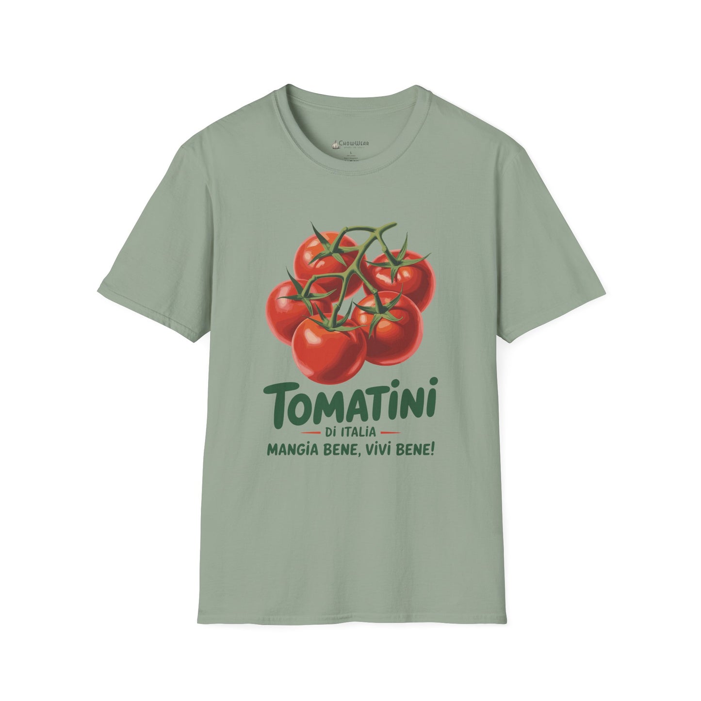 Tomatini Vintage Tomato Italian T-Shirt — Mangia Bene, Vivi Bene Italy
