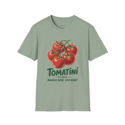 Tomatini Vintage Tomato Italian T-Shirt — Mangia Bene, Vivi Bene Italy