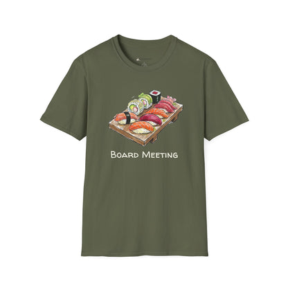 Sushi 'Board Meeting' T-Shirt — Funny Sushi Sashimi Japanese Tee for Foodies