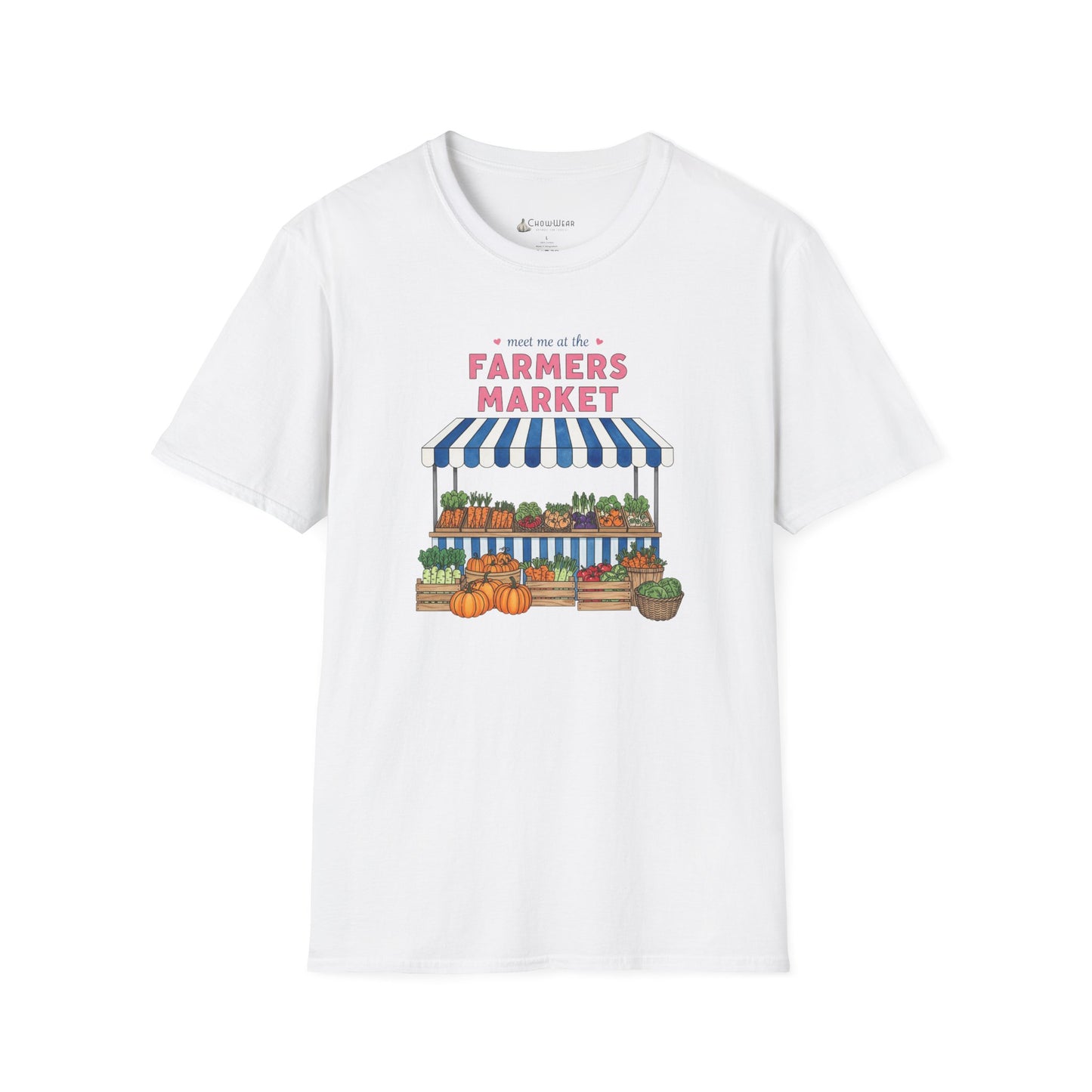 Farmers Market Produce Stand T-Shirt - Vegan Vegetarian Food Lovers Tee