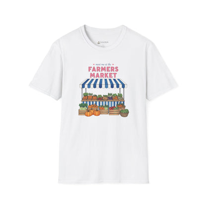 Farmers Market Produce Stand T-Shirt - Vegan Vegetarian Food Lovers Tee