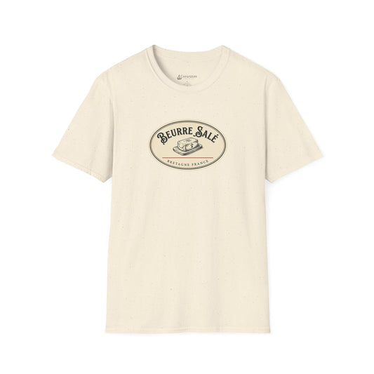 Beurre Salé Vintage Butter Patch T-Shirt — French Bakery Aesthetic