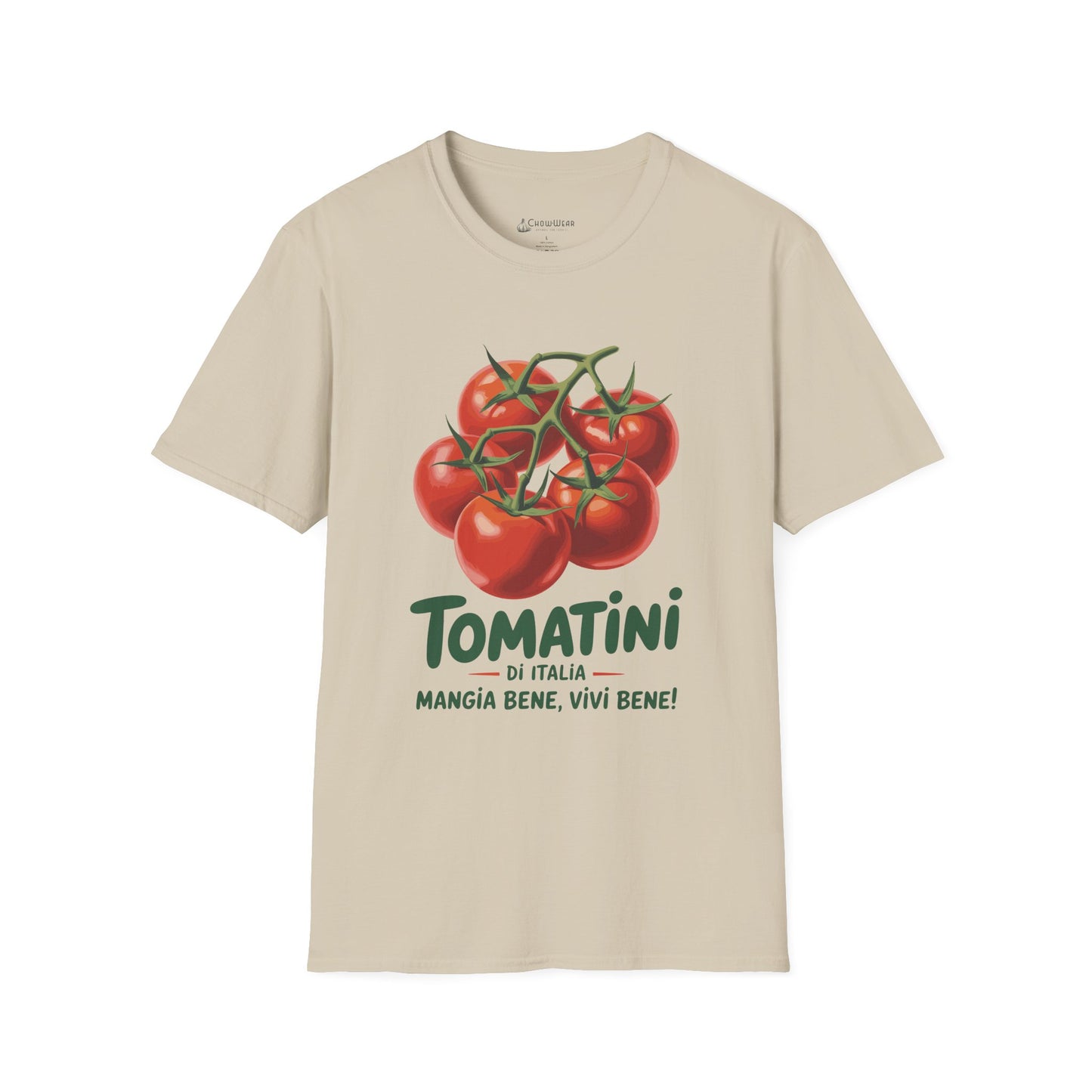 Tomatini Vintage Tomato Italian T-Shirt — Mangia Bene, Vivi Bene Italy