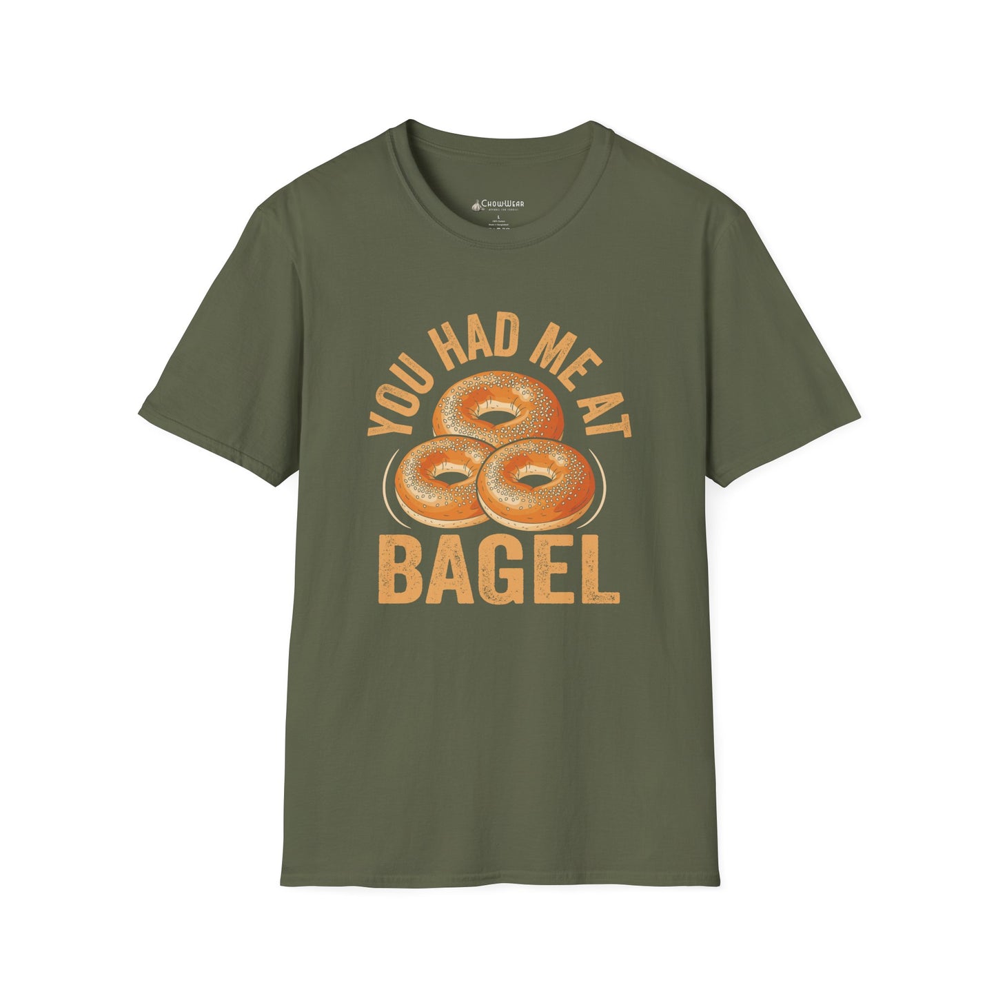 You Had Me at Bagel T-Shirt — Cute Breakfast Graphic Tee for Bagel Lovers