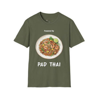 Pad Thai T-Shirt — "Powered By Pad Thai" Graphic Tee