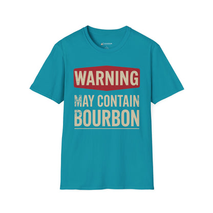 May Contain Bourbon T-Shirt — Funny Whiskey Lovers Tee