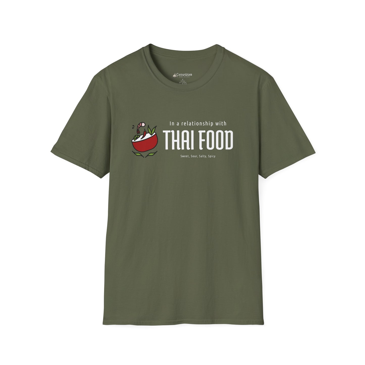 Thai Food Lovers T-Shirt — "In a Relationship with Thai Food" Graphic Tee