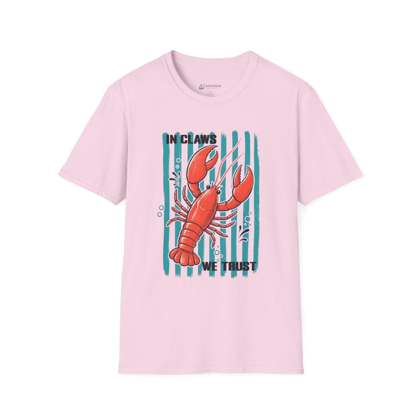 Lobster “In Claws We Trust” Seafood Lover T-Shirt