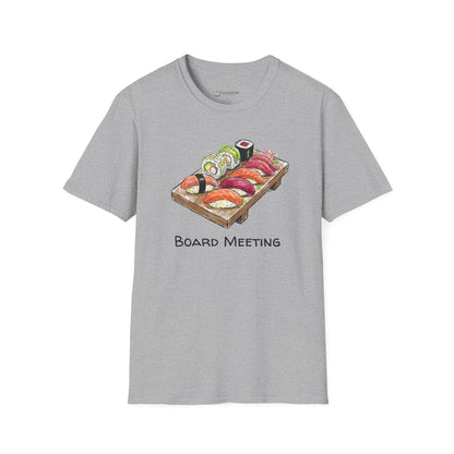 Sushi 'Board Meeting' T-Shirt — Funny Sushi Sashimi Japanese Tee for Foodies