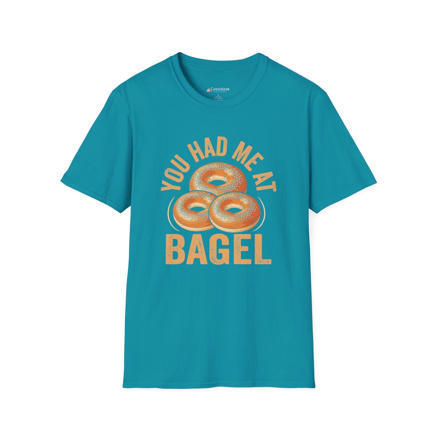 You Had Me at Bagel T-Shirt — Cute Breakfast Graphic Tee for Bagel Lovers