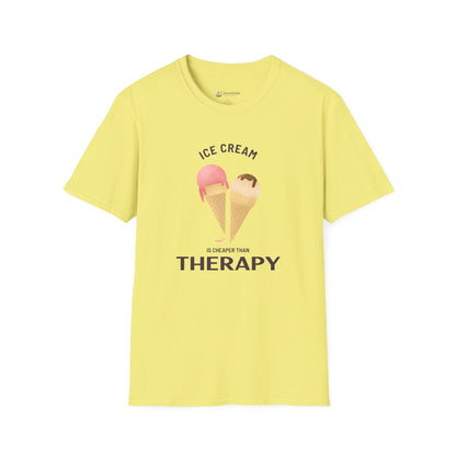 Ice Cream Is Cheaper Than Therapy T-Shirt