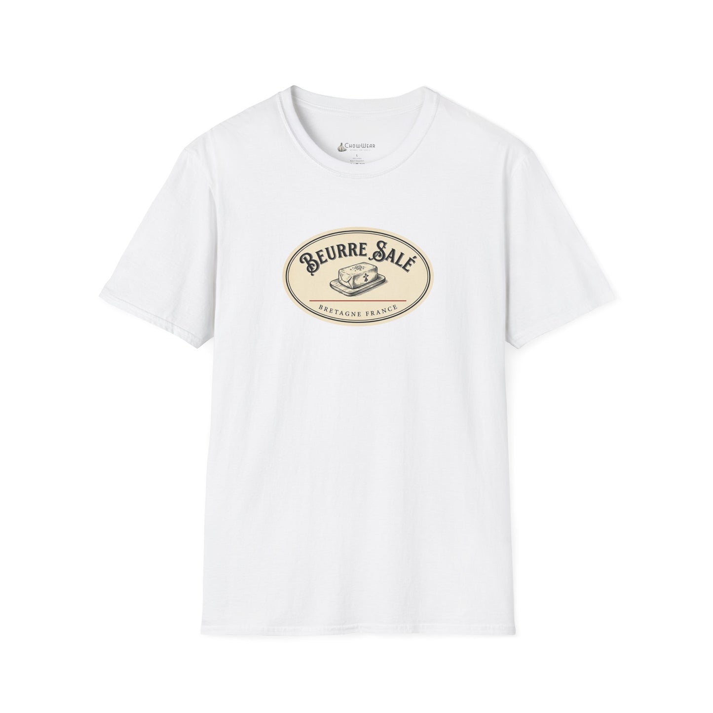 Beurre Salé Vintage Butter Patch T-Shirt — French Bakery Aesthetic