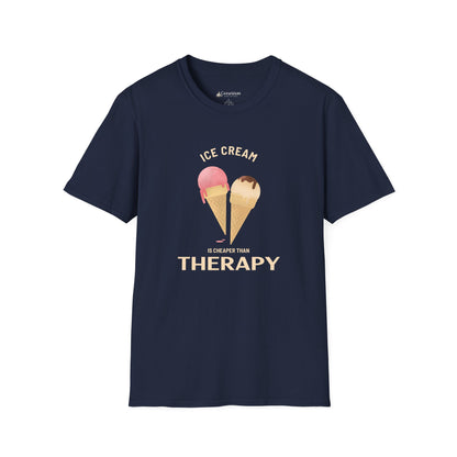 Ice Cream Is Cheaper Than Therapy T-Shirt