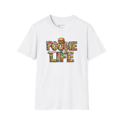 Foodie Life T-Shirt — Colorful Food Lovers Tee