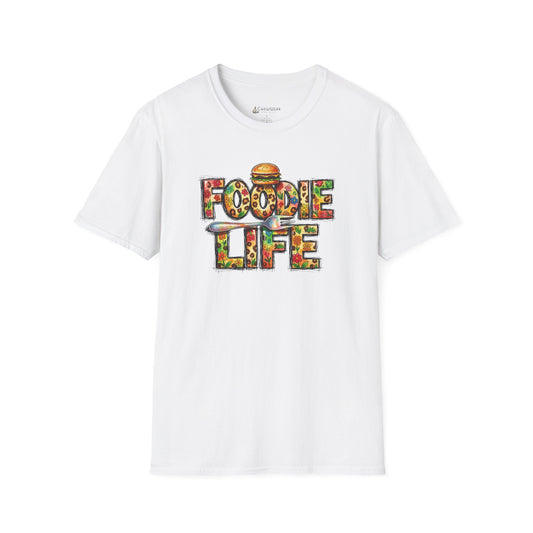 Foodie Life T-Shirt — Colorful Food Lovers Tee