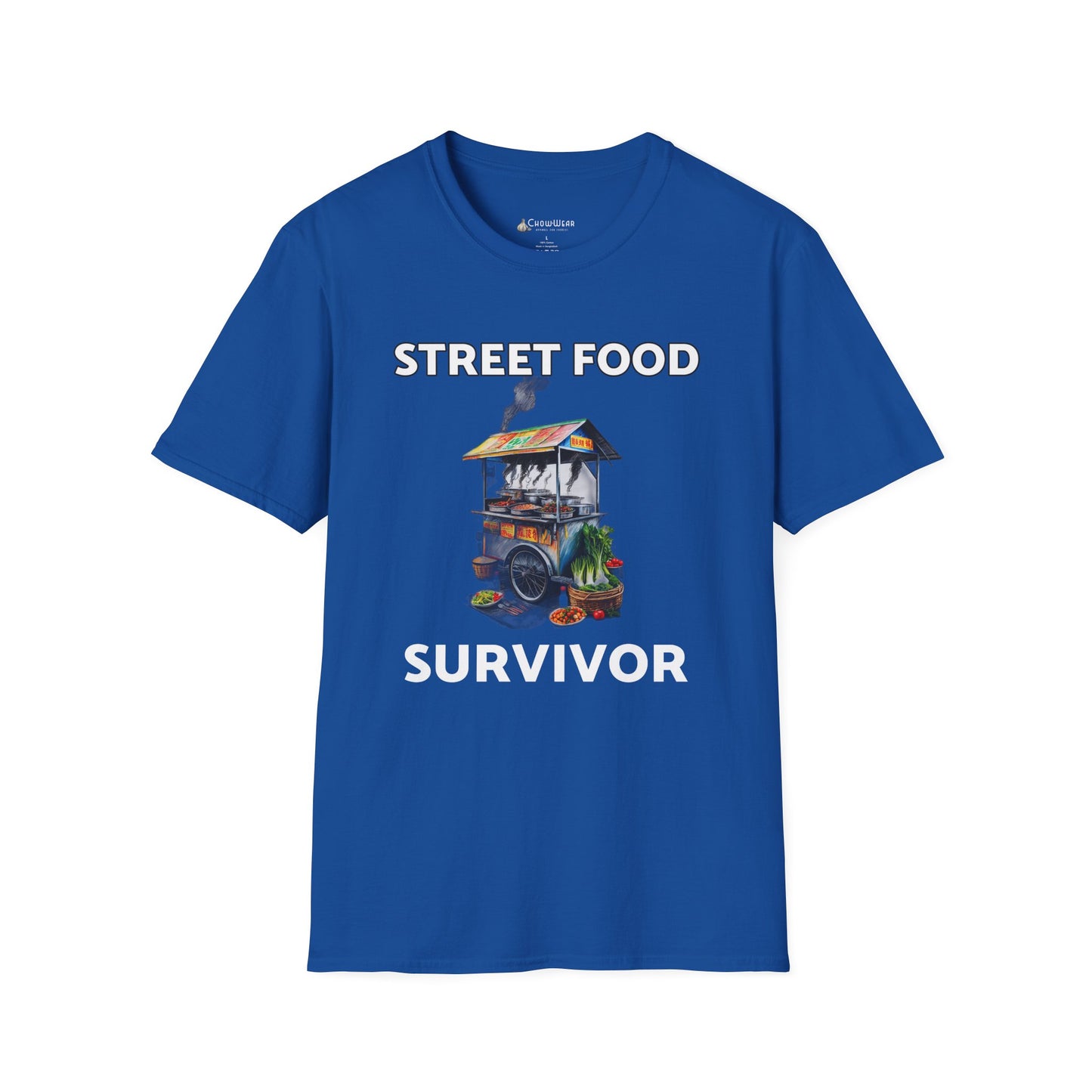 Street Food Survivor T-Shirt — Funny Food Cart Lover Tee