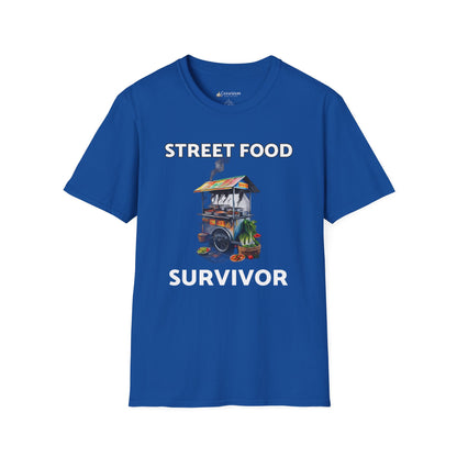 Street Food Survivor T-Shirt — Funny Food Cart Lover Tee