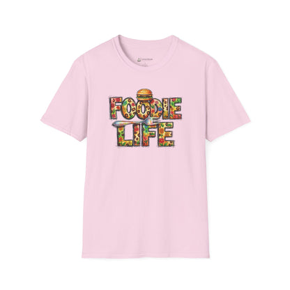 Foodie Life T-Shirt — Colorful Food Lovers Tee