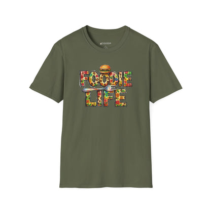 Foodie Life T-Shirt — Colorful Food Lovers Tee