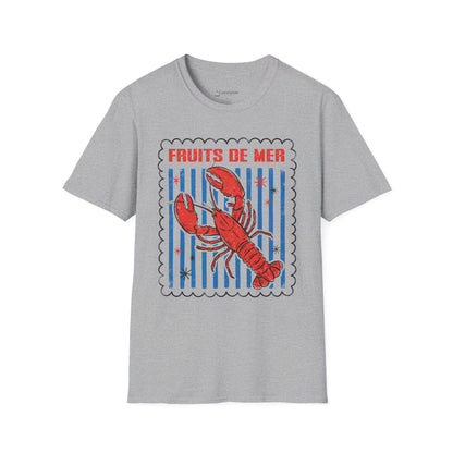 Lobster 'Fruits de Mer' French Seafood Graphic T-Shirt
