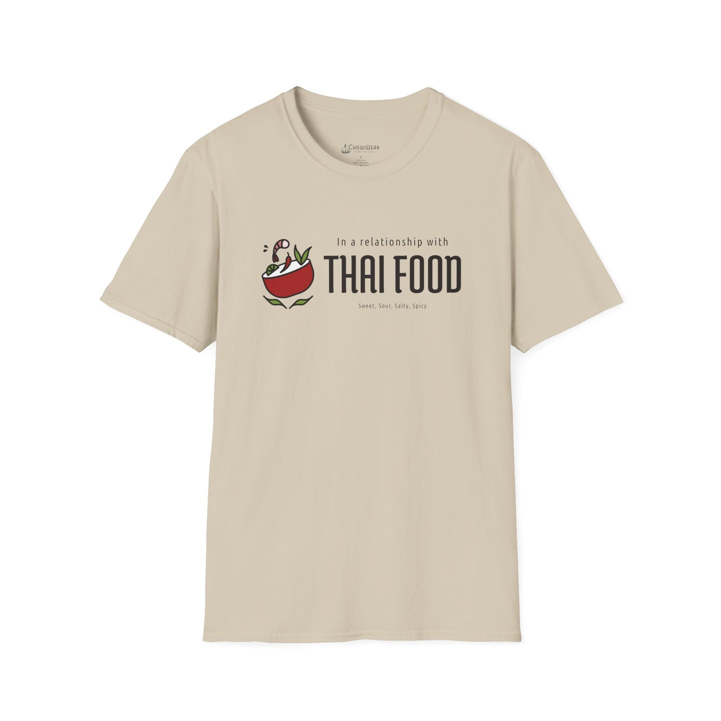 Thai Food Lovers T-Shirt — "In a Relationship with Thai Food" Graphic Tee