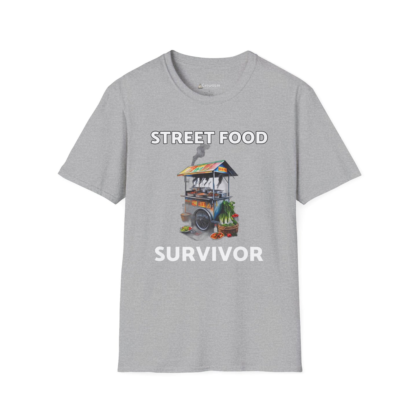 Street Food Survivor T-Shirt — Funny Food Cart Lover Tee