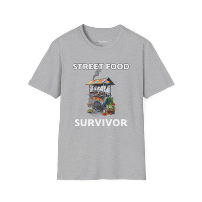 Street Food Survivor T-Shirt — Funny Food Cart Lover Tee