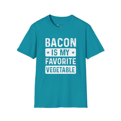 Bacon Is My Favorite Vegetable T-Shirt — Funny Foodie Meat Lover Tee